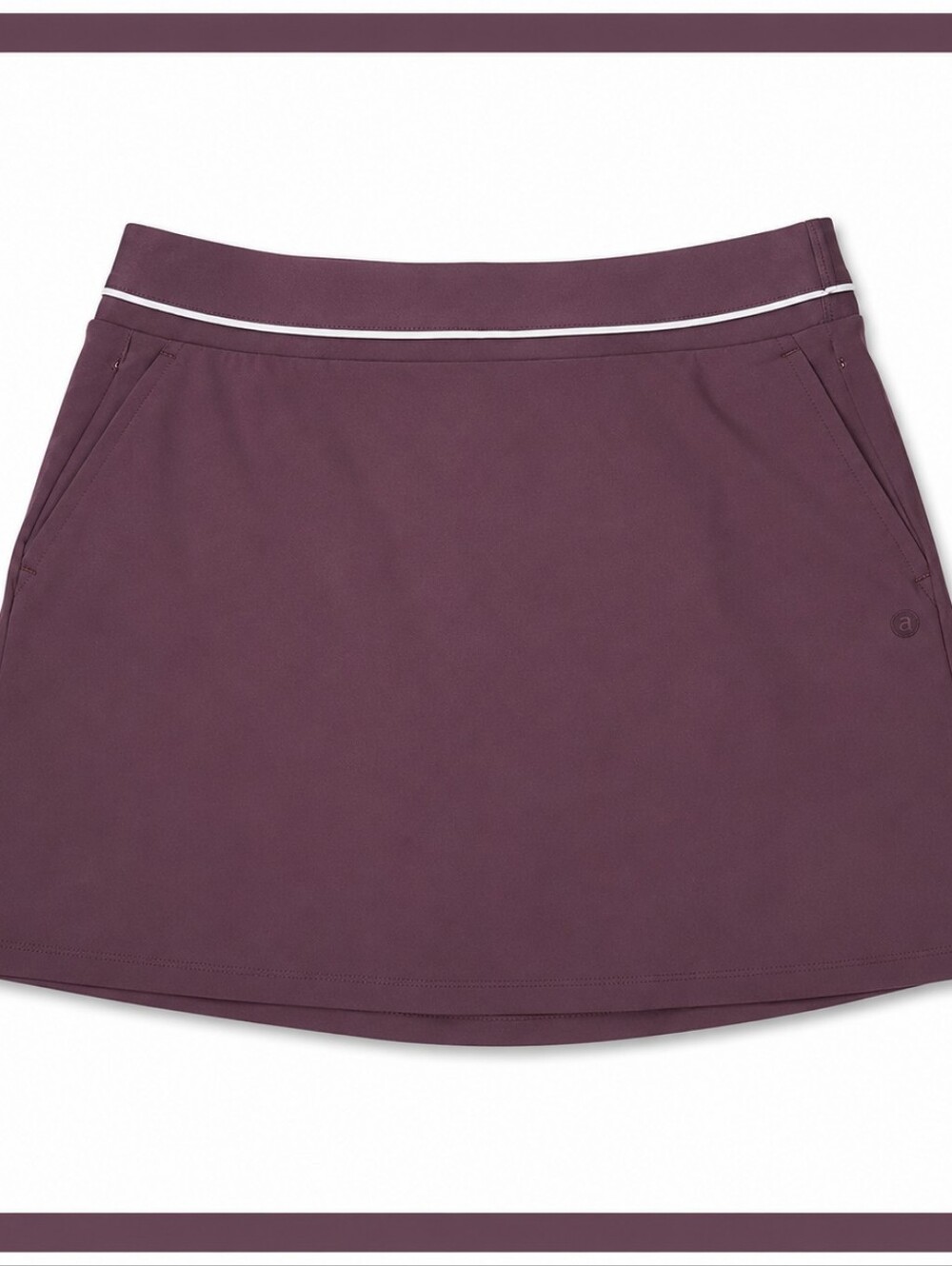 Soybu Women's Athletic Mini Skirt in Chocolate